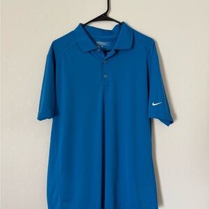 Nike Blue Performance Polo Shirt for Sports